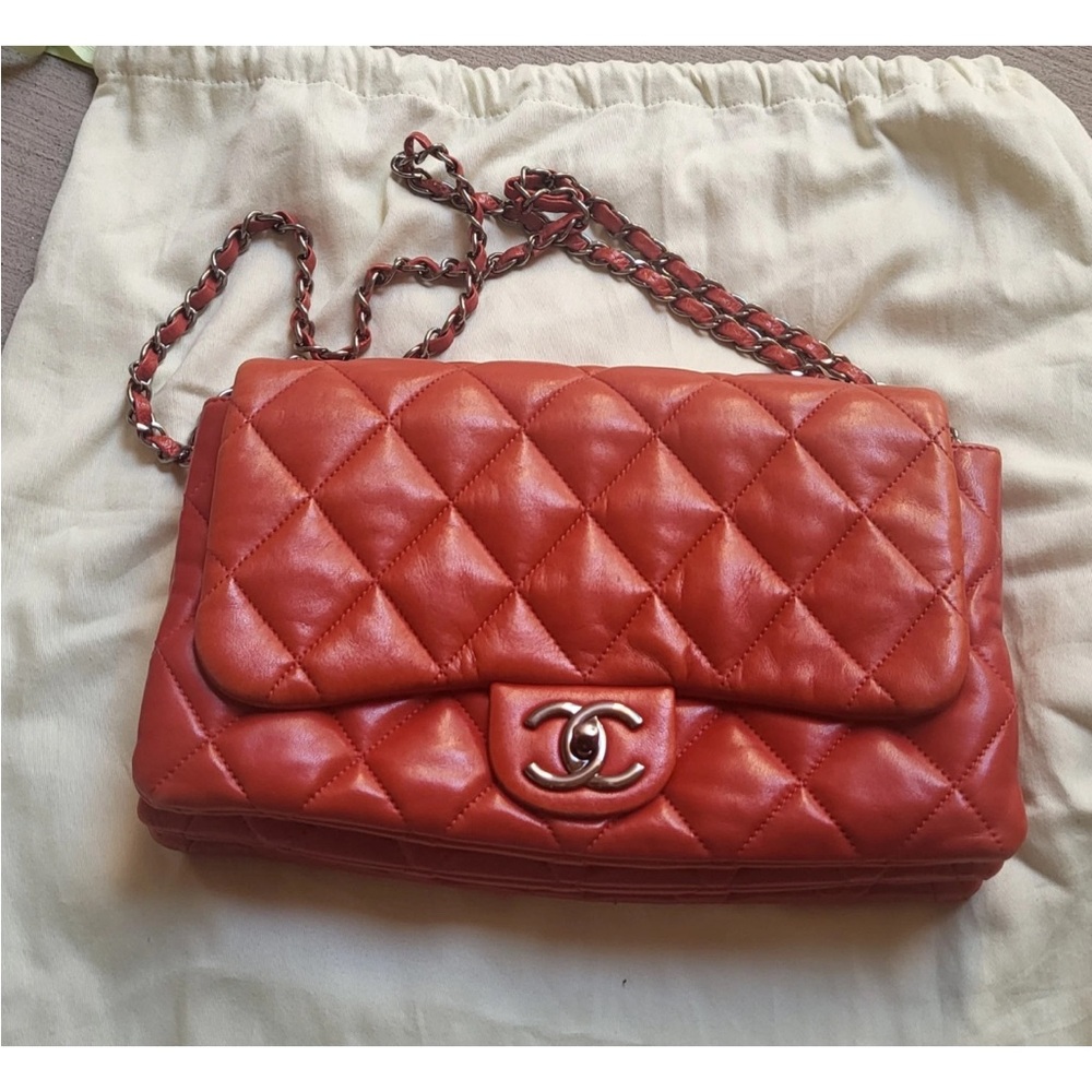 Chanel Quilted 3 Accordion Flap Bag